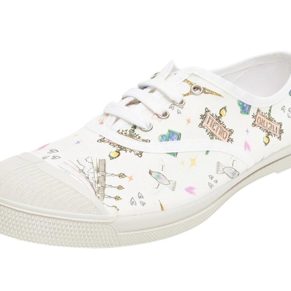 BENSIMON Paris Print Sneakers Lacet